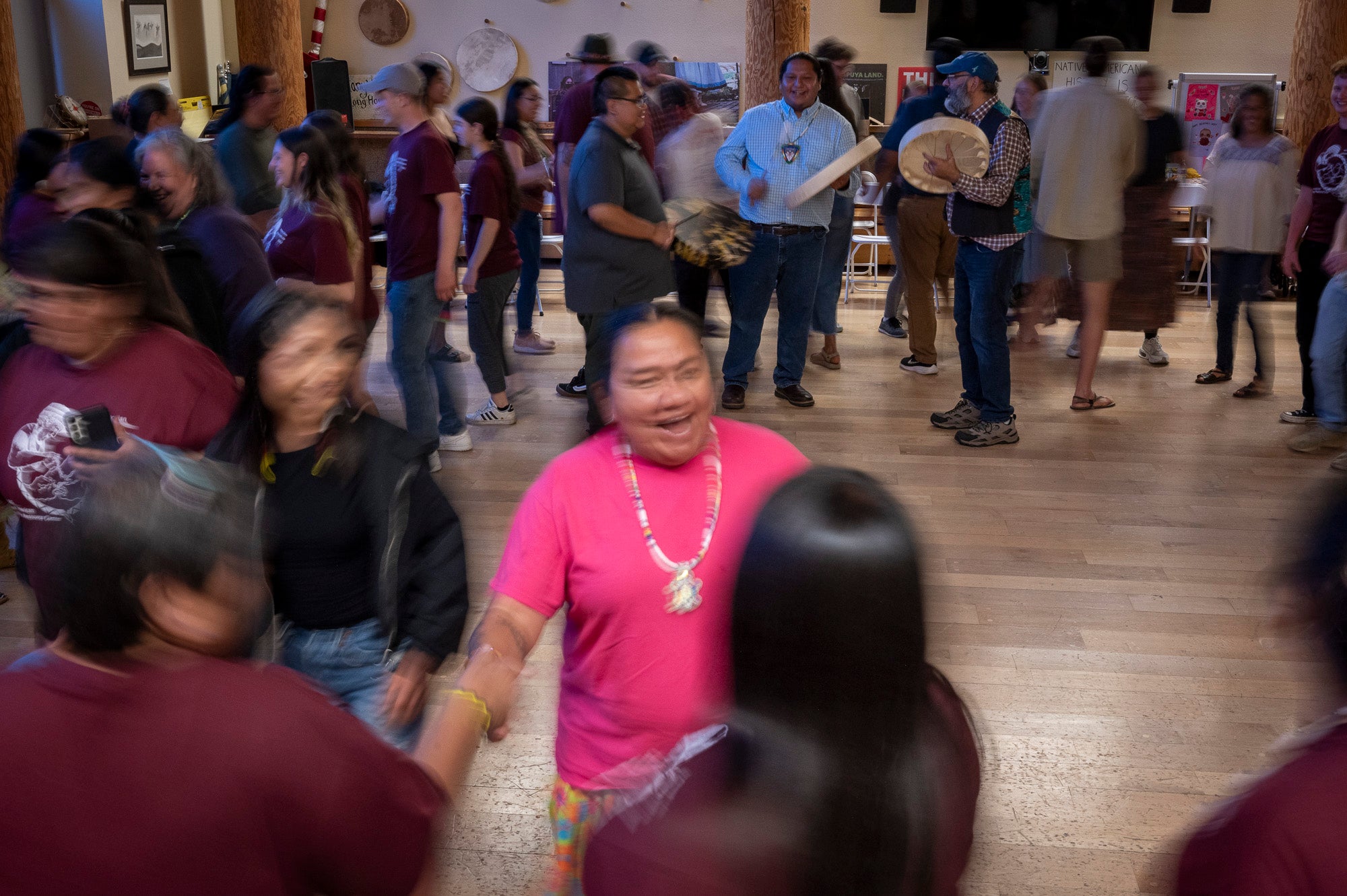 Longhouse dancing