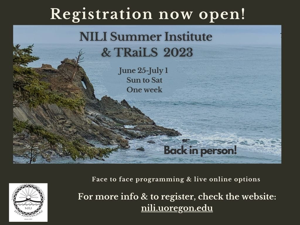 NILI Summer InstituteTRaiLS 2023 Poster